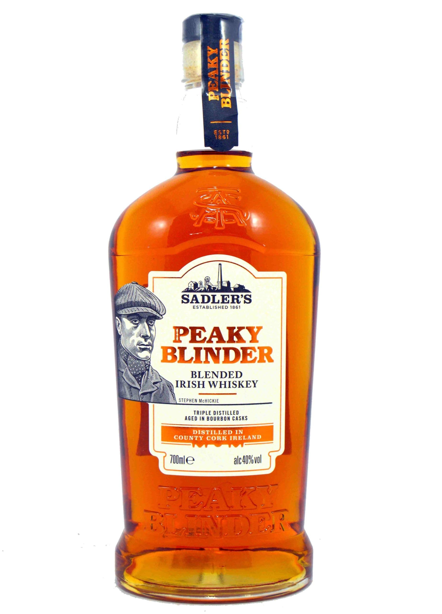 Sadler's Peaky Blinder Irish Whiskey, 70cl