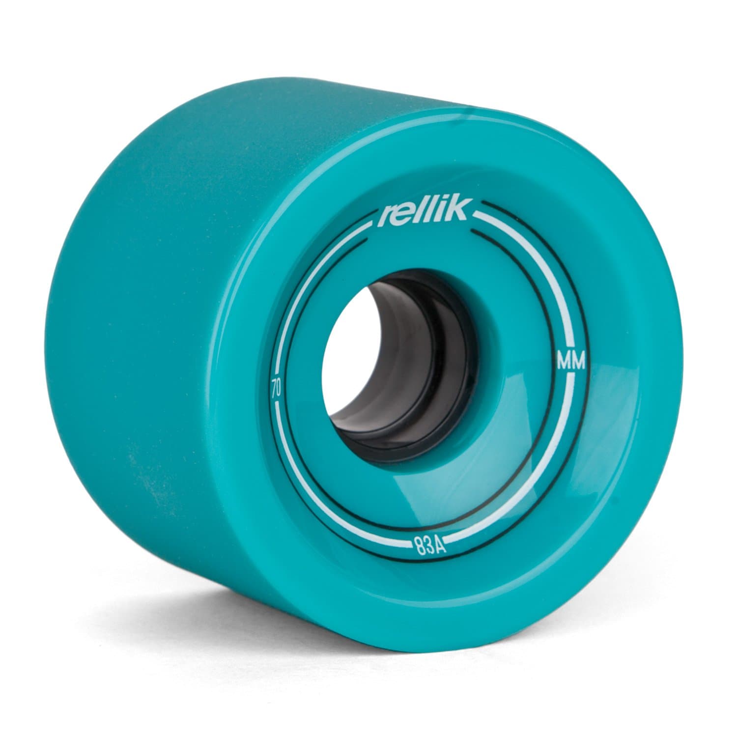Rellik Freeride Wheels, mint, longboard wheels, 70 mm, 83A