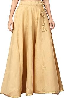 Studio Shringaar Women's Polyester Maxi Skirt