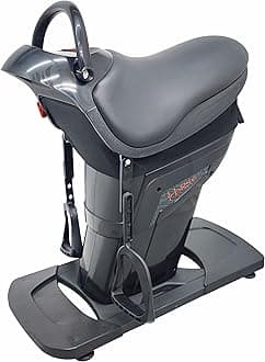 TECHTONGDA Electric Horse Riding Abdominal Exercise Machine Abdominal Fitness Exercise Machine Fitness Equipment with Safety Switch and Adjustable Handle for Horse Riding and Abdominal Exercises 110V