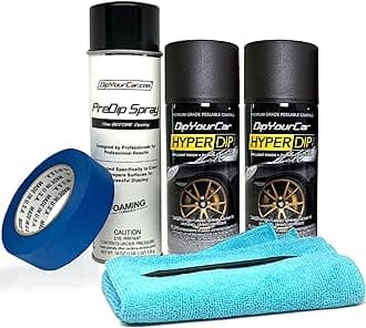 HyperDip Wheel Paint Kit - Metallic Brass Monkey Satin Coat Spray