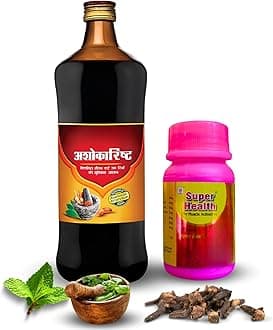 Ashokarishta & Super Health Capsules Combo | Complete Wellness Pack | 450 ml, 50 Capsules