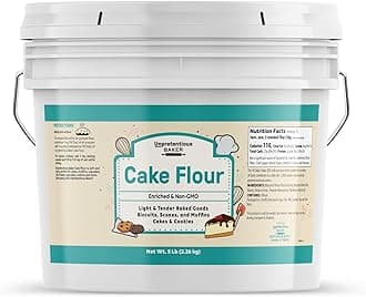 Unpretentious Cake Flour, 1 Gallon, Great For Cakes, Biscuits, Scones, Muffins