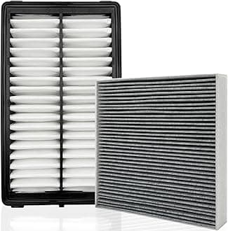 Not for hybrid, Cabin and Engine Air Filter Fits for 2022-25 Tucson, 2021-25 Santa Fe, 2020-25 Sonata, 2022-25 Santa Cruz, 2023-25 Sportage, 2021-25 K5, Fits 97133-L0000, 28113-L1000, CF12820, CA12816
