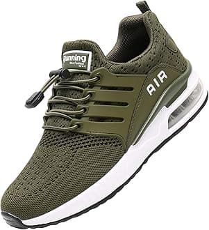 Men Running Shoes Lightweight Breathable Fashion Sneakers Air Mens Walking Shoes Tennis Jogging Gym Travel Outdoor Sports Shoes