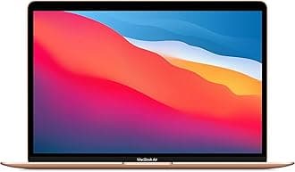 2020 Apple MacBook Air Laptop: Apple M1 Chip, 13” Retina Display, 8GB RAM, 256GB SSD Storage, Backlit Keyboard, FaceTime HD Camera, Touch ID; Gold