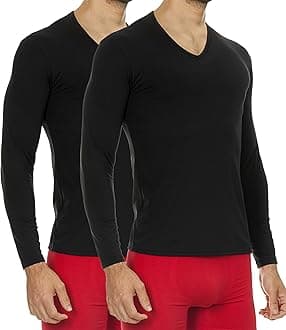 Thermajohn Thermal Shirts for Men Long Sleeve Thermal Compression Shirts for Men Base Layer Cold Weather