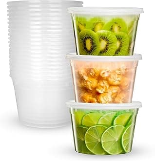16 Oz Deli Plastic Containers With Lids
