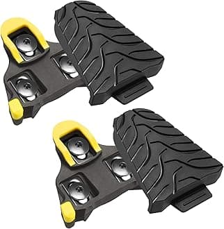 NAACOO Road Bike Cleats Compatible with Shimano SPD-SL Road Pedals,Durable 3-Hole Cycling Shoe Clips, 0°/2°/6° Float Optional, Efficient Power Transfer, Easy Clip-in