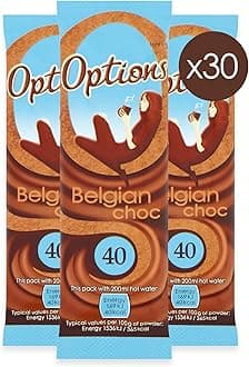 Options Belgian Chocolate Sachets - (Pack of 30 x 11g)