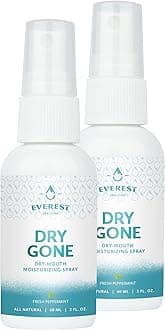 Natural Dry Mouth Moisturizing Spray | Dry Gone Throat Moisturizer | Relief from Cotton Mouth with Herbal Extracts (2 Fl Oz (Pack of 2))
