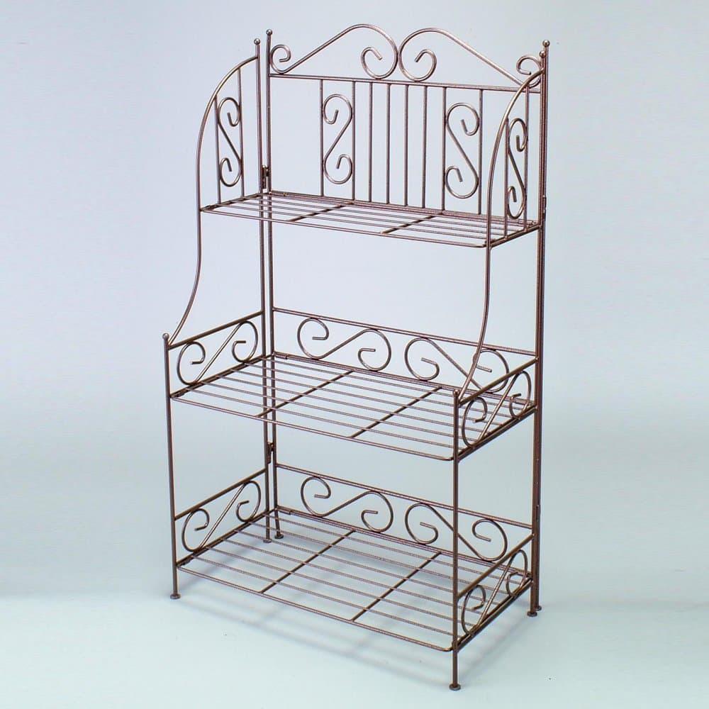 Decorative 3-Tier Bakers Rack