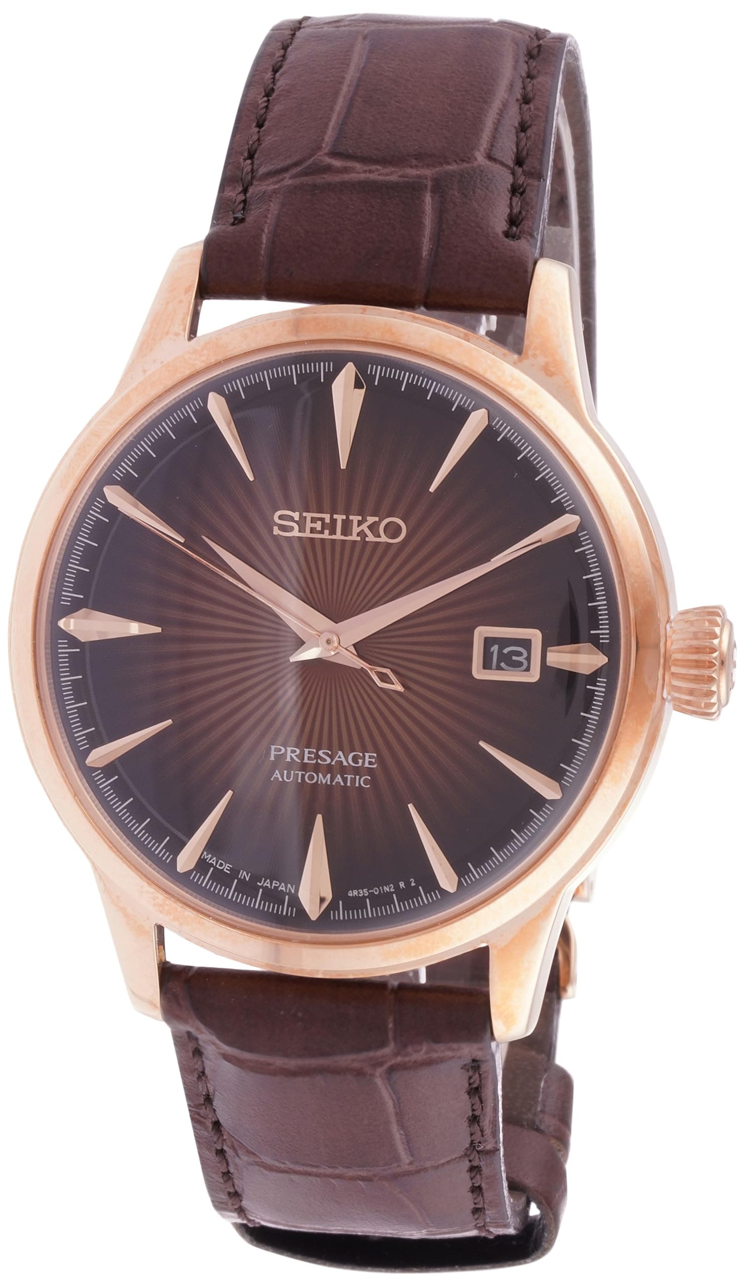 SEIKO Presage Automatic Brown Gradient Cocktail Time "Manhattan" SRPB46J1