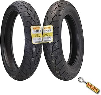 Pirelli Night Dragon 130/60B19 M/C 61H REINFTL Cruiser Motorcycle Front Tire - Superior Traction & Handling for High-Performance Cruisers w/Keychain (130/60B19 130/90B16)