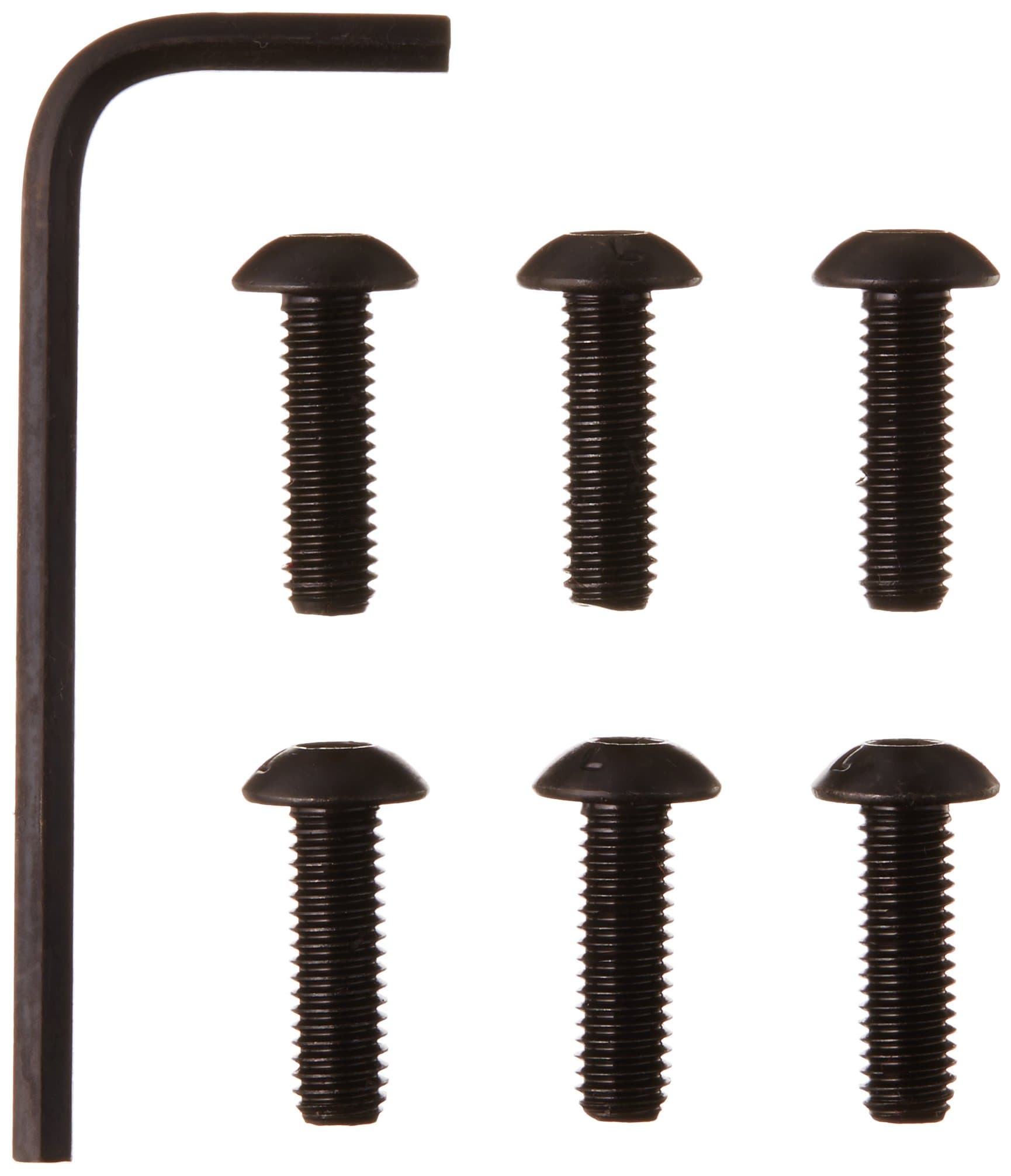 NRG Innovations SWS-100BK Steering Wheel Screw Kit (Upgrade Black "FLAT")