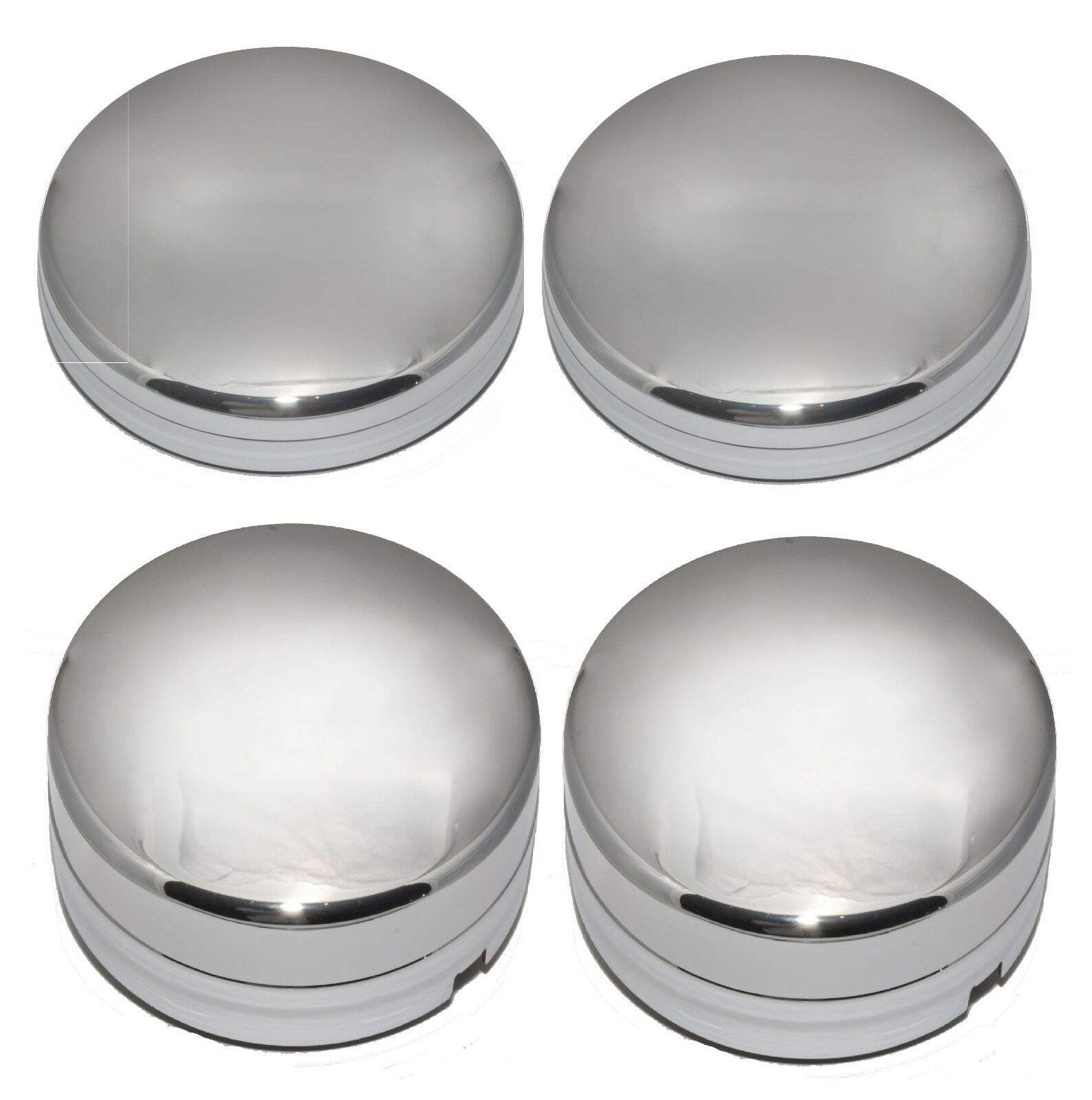 New Chrome Wheel Hub Center Caps for 2003-2017 Ram 3500 1-TON DUALLY