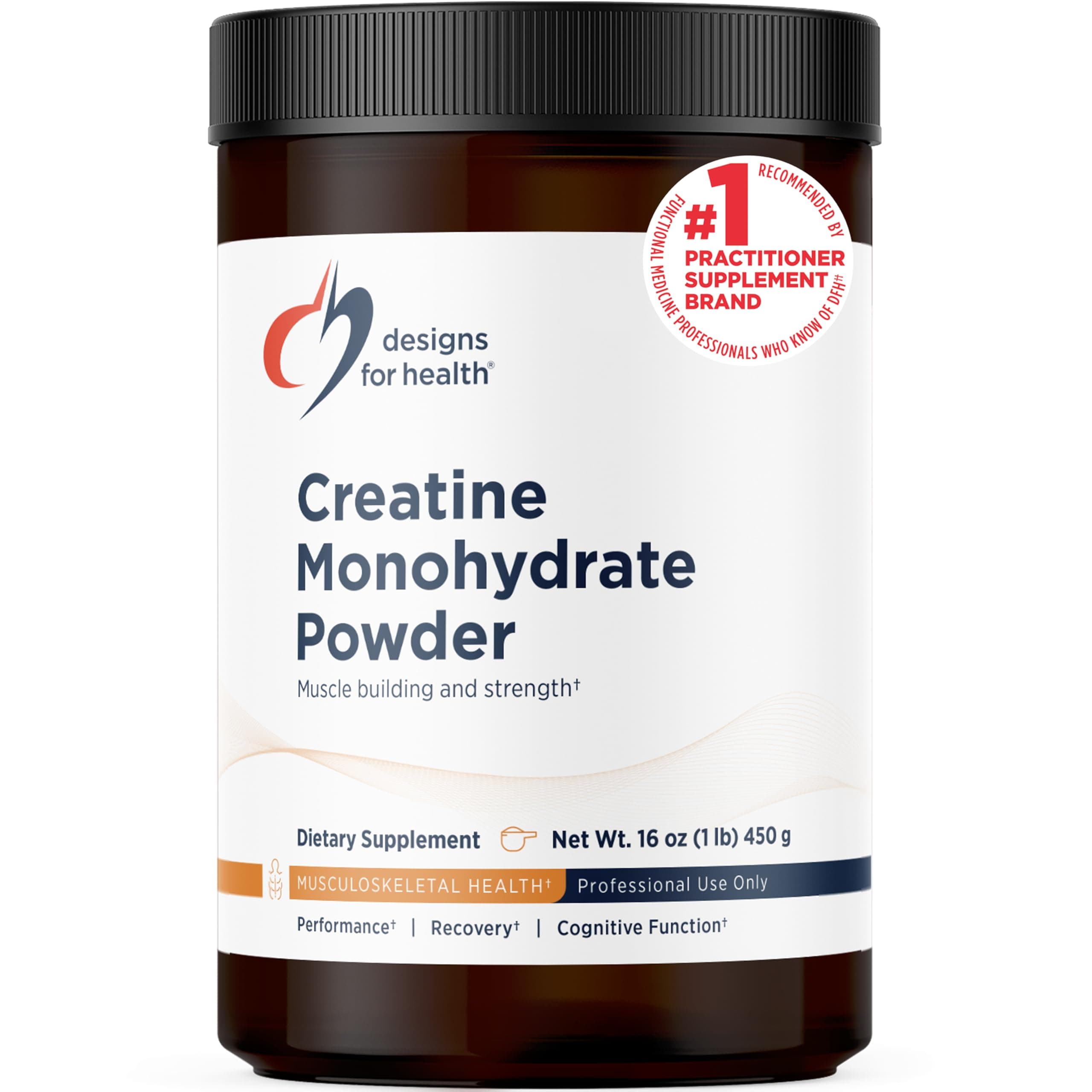 Designs for Health Micronized Creatine Monohydrate Unflavored Powder, 90 Servings, 5g per Serving – for Women & Men to Support Muscle Strength and Brain Health