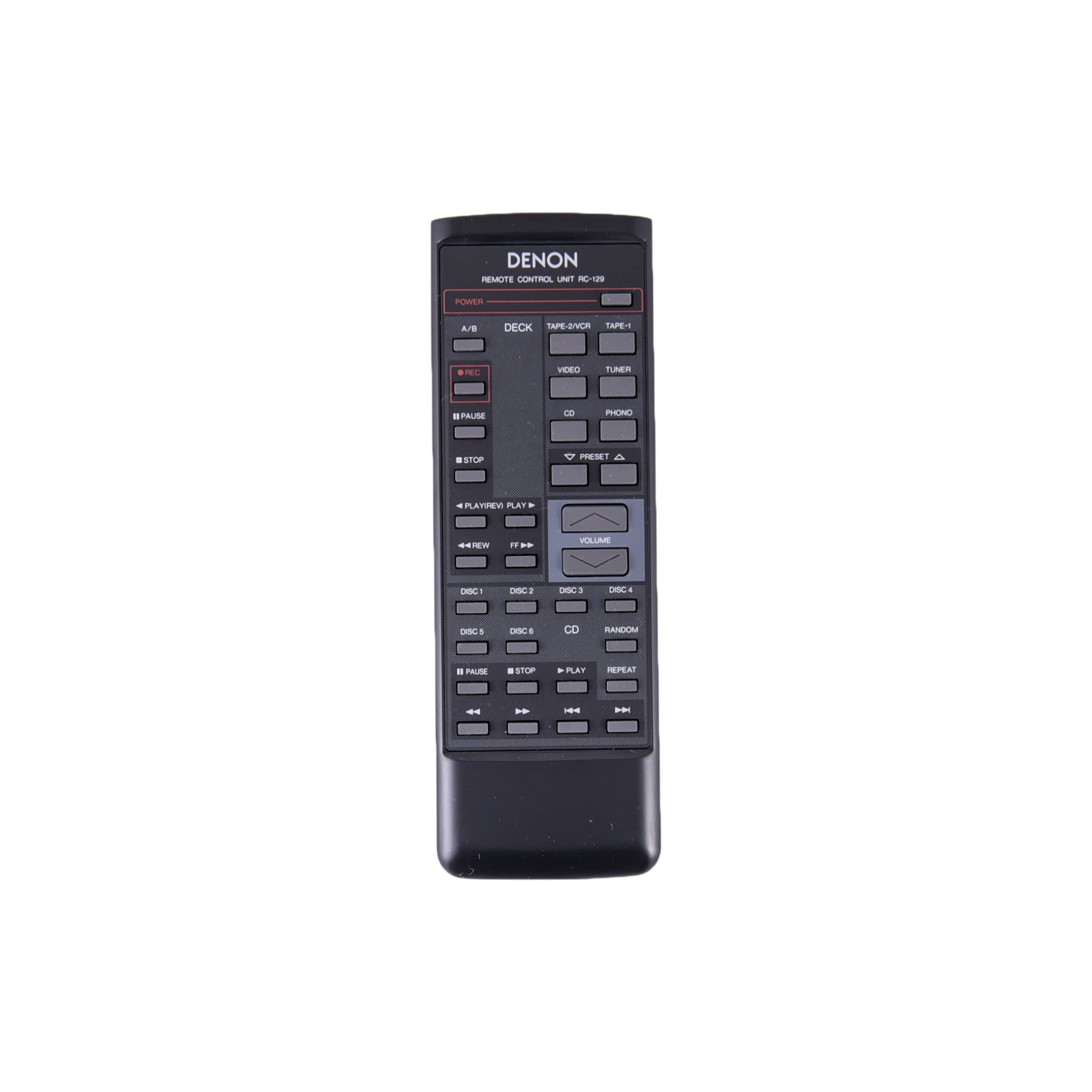 DENON RC-129 OEM GENUINE REMOTE CONTROL (4990165006)