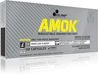 Olimp Amok - 60 caps energy power strength stimulation focus performance Nutrition