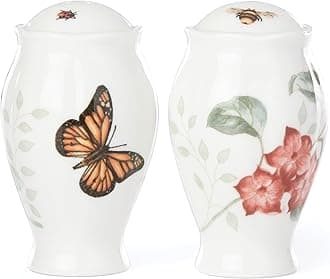 Butterfly Meadow Salt & Pepper Shakers, 0.65 LB, Multi