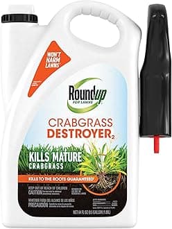 Roundup for Lawns Crabgrass Destroyer2, Tough Weed Killer, Kills Crabgrass, Foxtail, Goosegrass, Ready-to-Use, 64 oz.