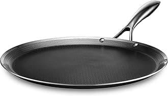 HexClad Hybrid Nonstick 13-Inch Griddle, Dishwasher and Oven Safe, Induction Ready, Compatible with All Cooktops, (CWGD13)