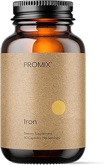 Promix Nutrition Heme Iron Supplement | Gut Friendly | 11mg polypeptide Formu...