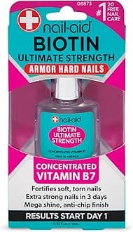 Biotin Ultimate Strength - Nail Treatment & Strengthener - Clear, 0.55 Fl Oz (08873)