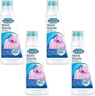 Dr Beckmann Stain Devils Pre-Wash Bleach Free Stain Remover (4 x 250ml)