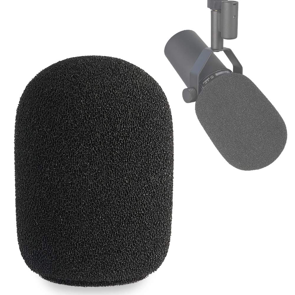 SM7B Pop Filter for Shure Dynamic Vocal Microphone, Windscreen Compatible With RK345 and A7WS Replacement