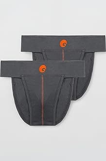 Athletic Neo Stretchable Supporter Back Covered with Cup Pocket, Ideal for Workout and Sports Quick Dry Moisture Wicking Underwear (Pack of 2)