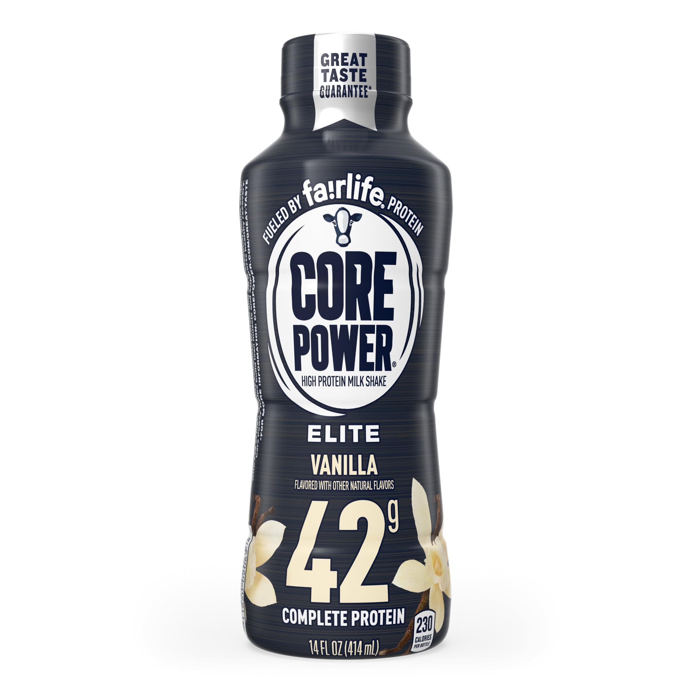 Elite High Protein Shake (42g), Vanilla, 14 Fl oz