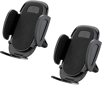 Scosche SUHV-2PKXCES0 Select Vent Phone Mount for Car and Removable Vent Clips, Portable, Convenient Quick-Release Button, 2-pack