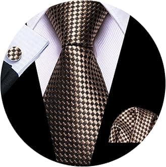 Classic Mens Ties Silk Necktie Pocket Square Cufflinks Set Woven Designer Wedding Business