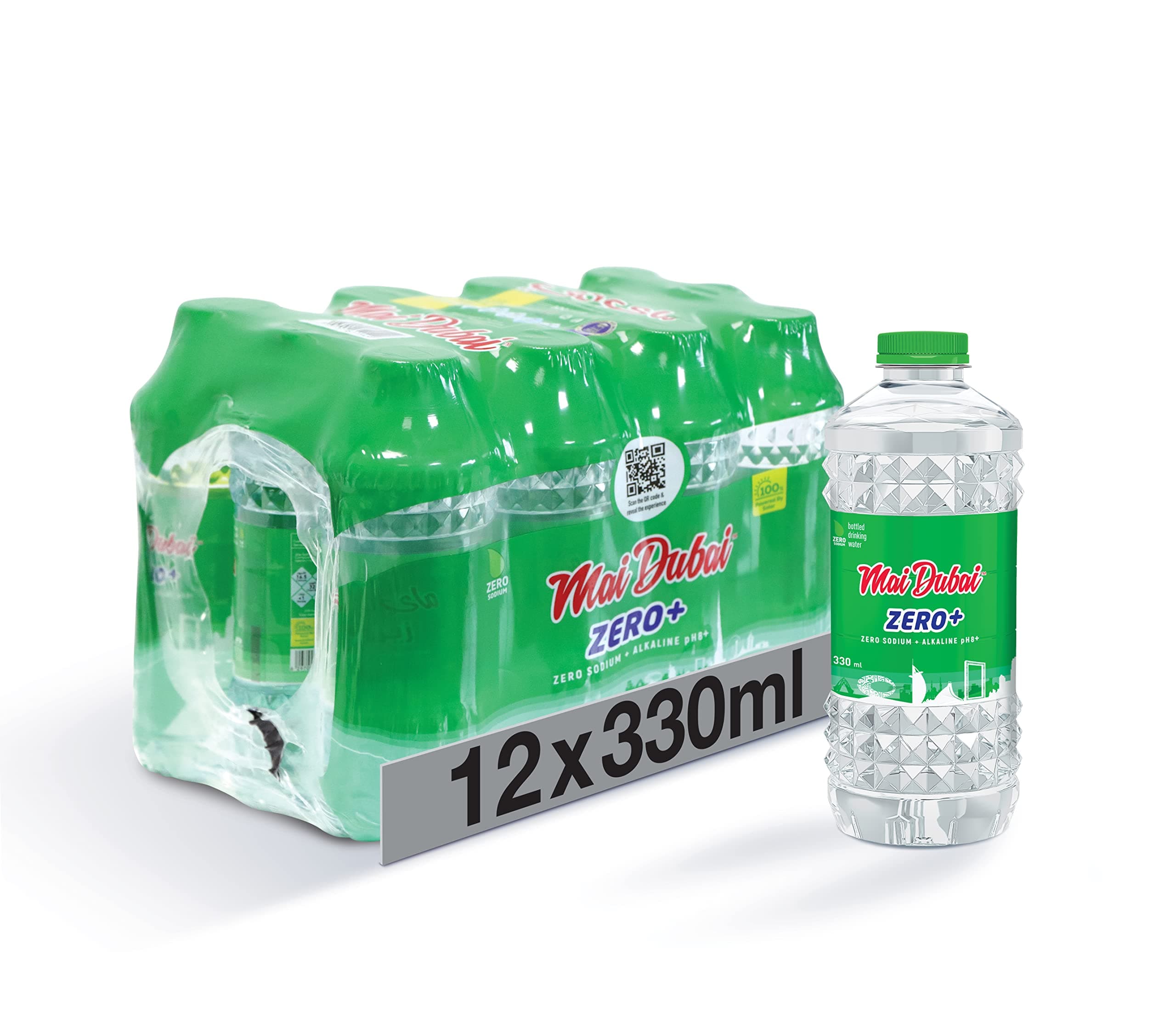 Mai Dubai Bottled Water Zero+ 12 x 330 ml