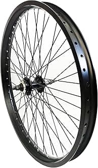 20"/26" x 1.85" Heavy Duty Bicycle Rear Wheel Rim 12 Gauge 48 Spokes, Double Wall Aluminum Alloy Bike Rear Rim 135mm - Disc Brake
