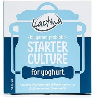 Bulgarian Yogurt Starter Culture with Probiotics Natural Probiotic Yogurt Culture Starter Homemade Yoghurt Starter 10 Liters Lactobacillus bulgaricus