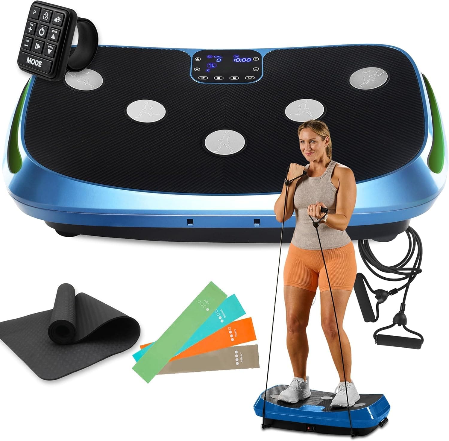 Lifepro Rumblex 4D Vibration Plate Exercise Machine with Triple Motor Oscillation, Linear, and Pulsation – Advanced 4D Vibration Technology for Whole Body Fitness, Weight Loss and Recovery at Home