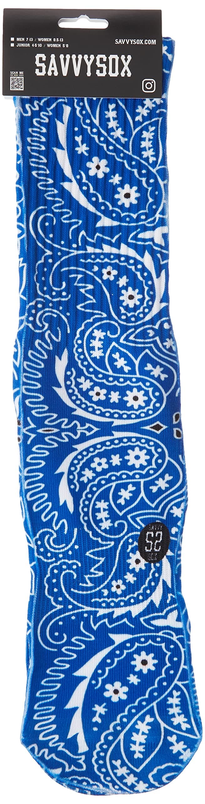 Savvy Sox Men's Bandana Custom Socks