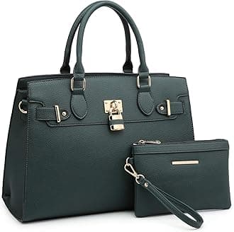 Dasein Women Handbags and Purses Ladies Shoulder Bag Top Handle Satchel Tote Work Bag with Wallet