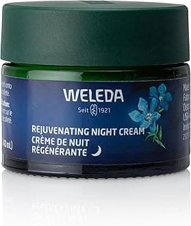 Face Care Rejuvenating Night Cream, Plant Rich Moisturizer with Blue Gentian and Edelweiss