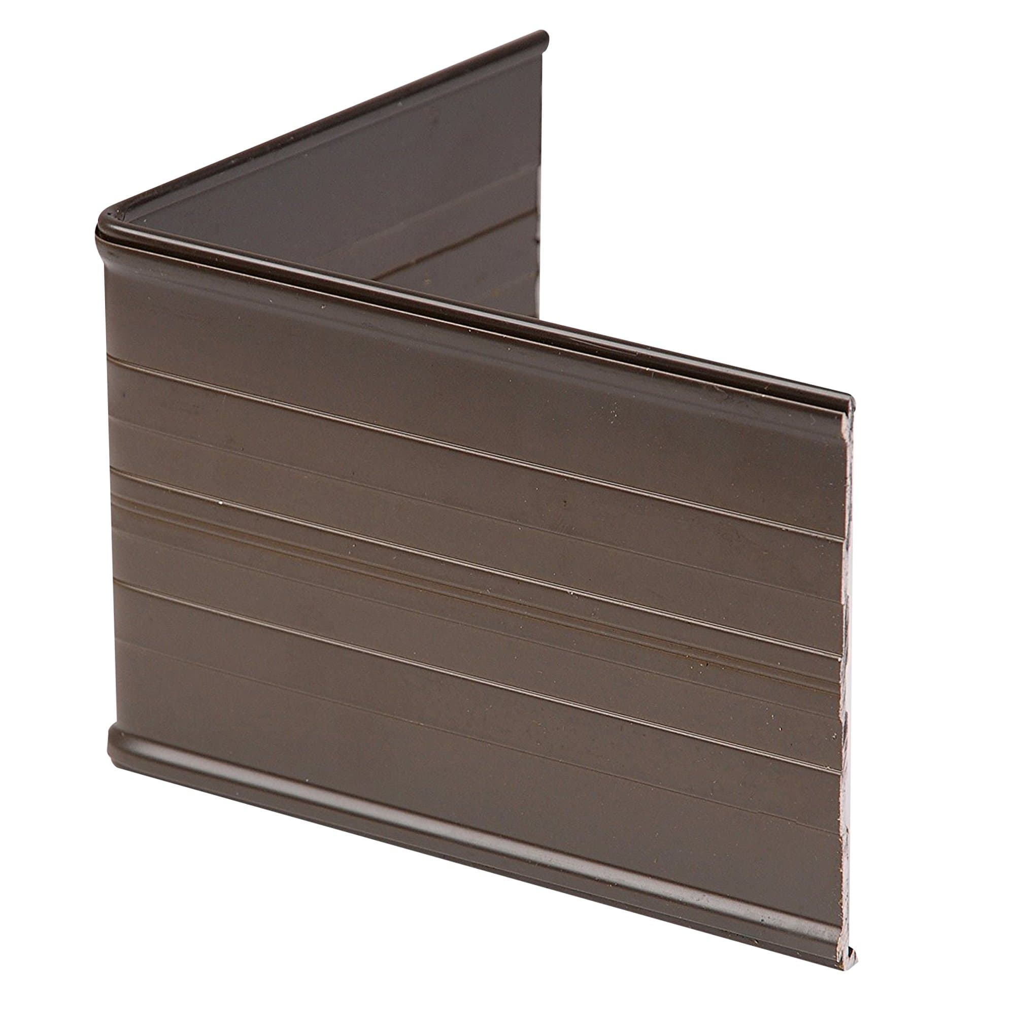 Dimex EasyFlex Aluminum Landscape Edging 90 Degree Corner Connector, Pack of 4, Bronze (1812BZ)