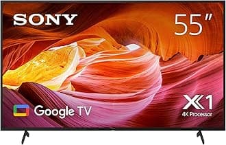 Sony BRAVIA 55 Inch TV 4K UHD High Dynamic Range Smart Google TV - KD-55X75K (2022 Model) - UAE Version (Renewed)