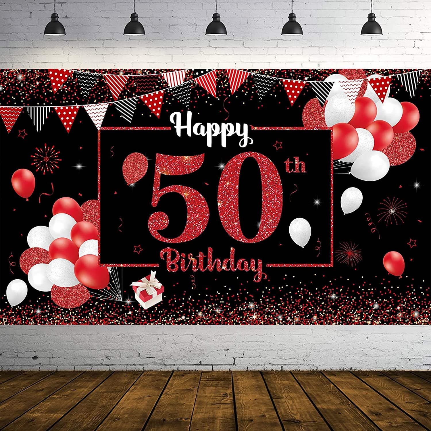 50th Birthday Decoration Banner