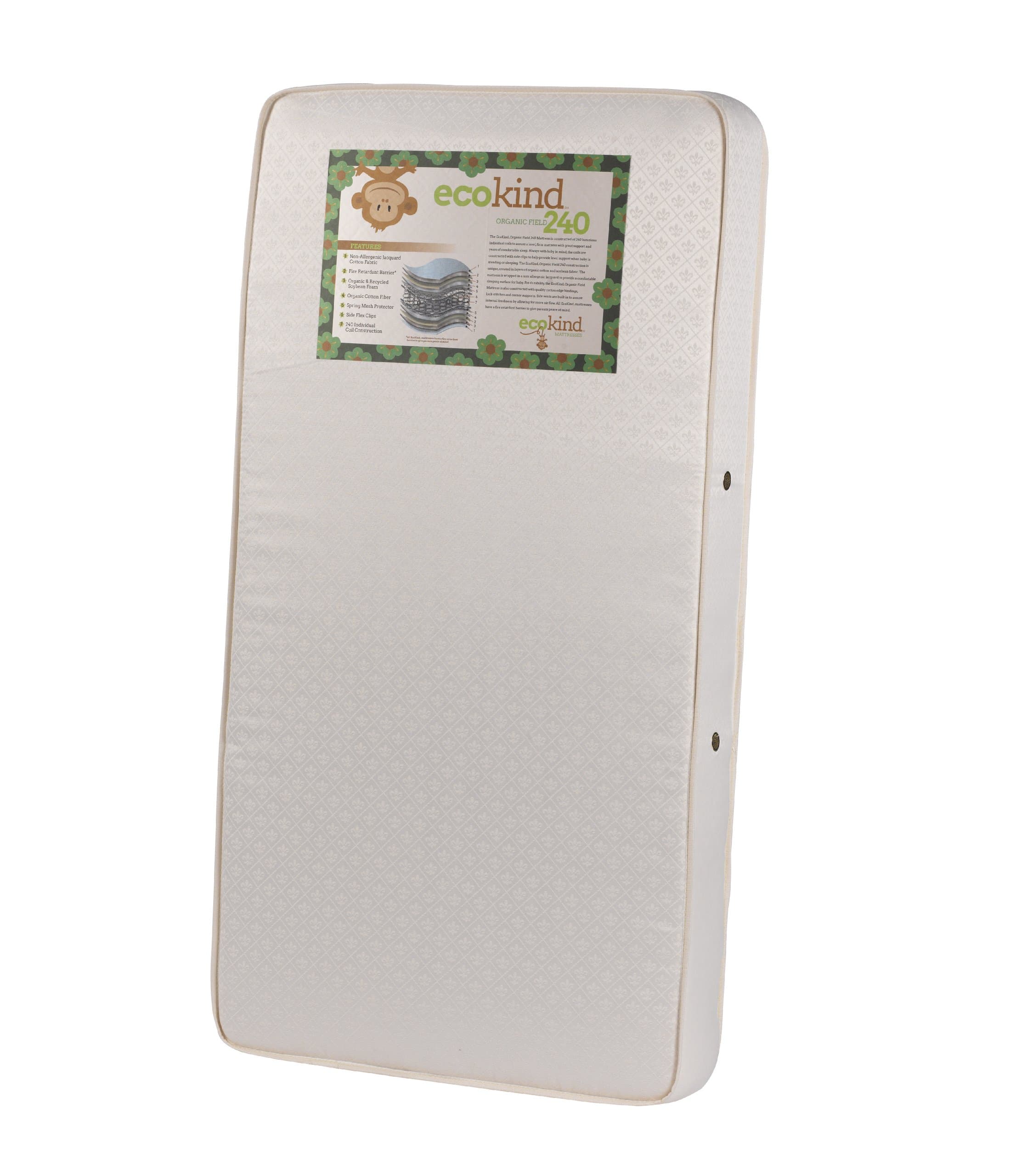 EcoKind Organic Field 240 Crib Mattress