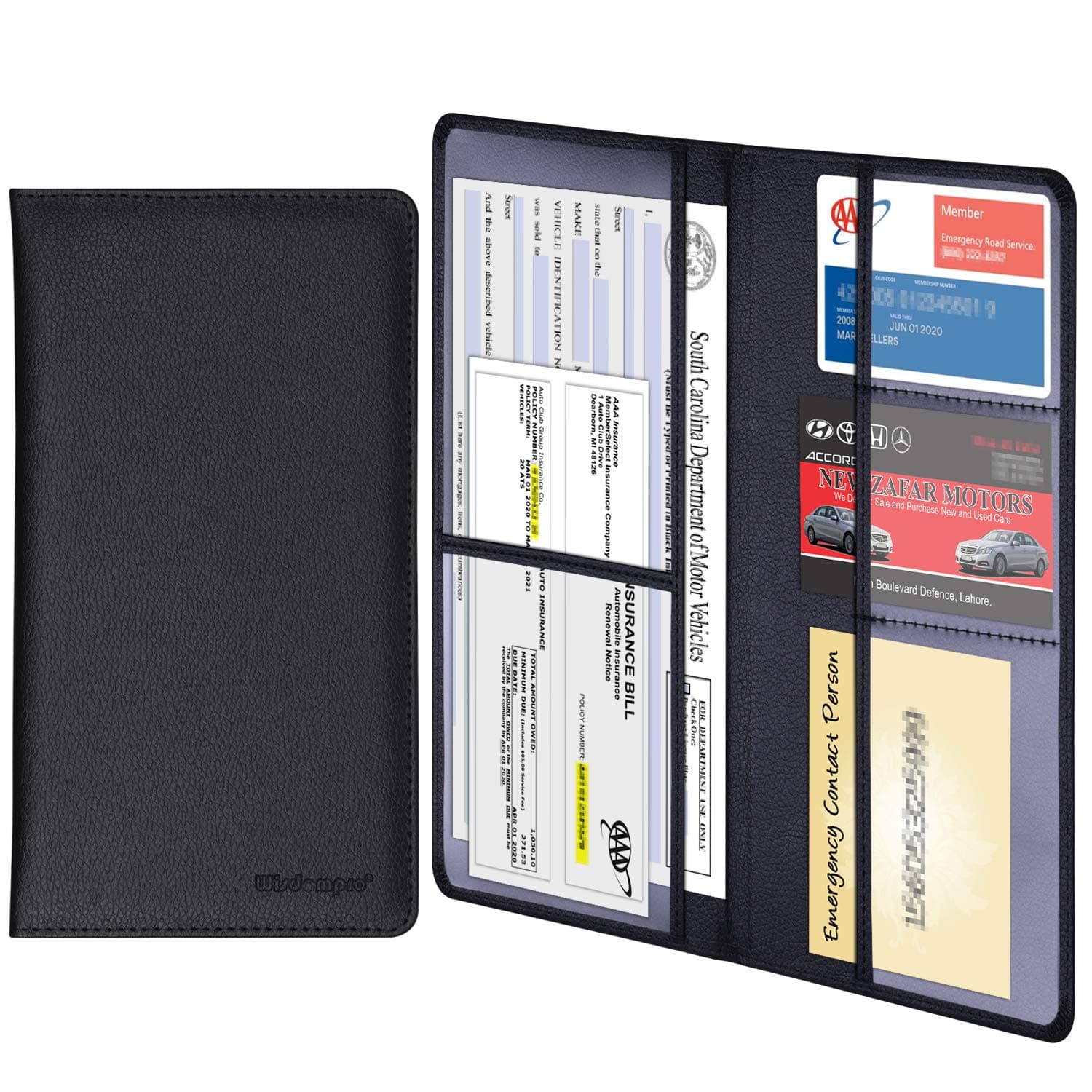 Car Registration Insurance Paperwork Holder