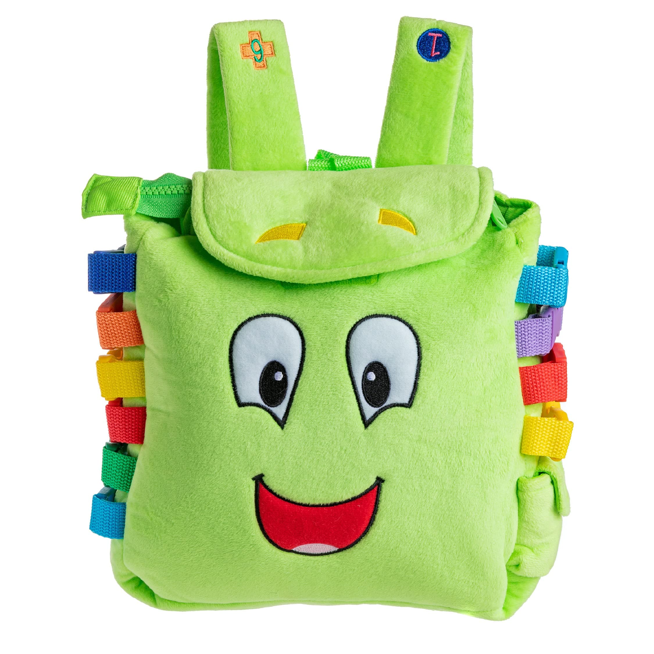 Buddy Activity Backpack - Educational Pre-K Learning Activity Toy - Zippered Pouch for Storage - Great Gift for Toddlers and Kids