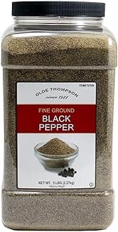 Olde Thompson Fine Ground Black Pepper, 5 Pound, Bulk Size