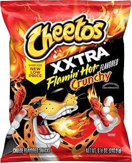 Cheetos Xxtra Flamin' Hot Cheese Flavored Snacks, 8.5 Oz