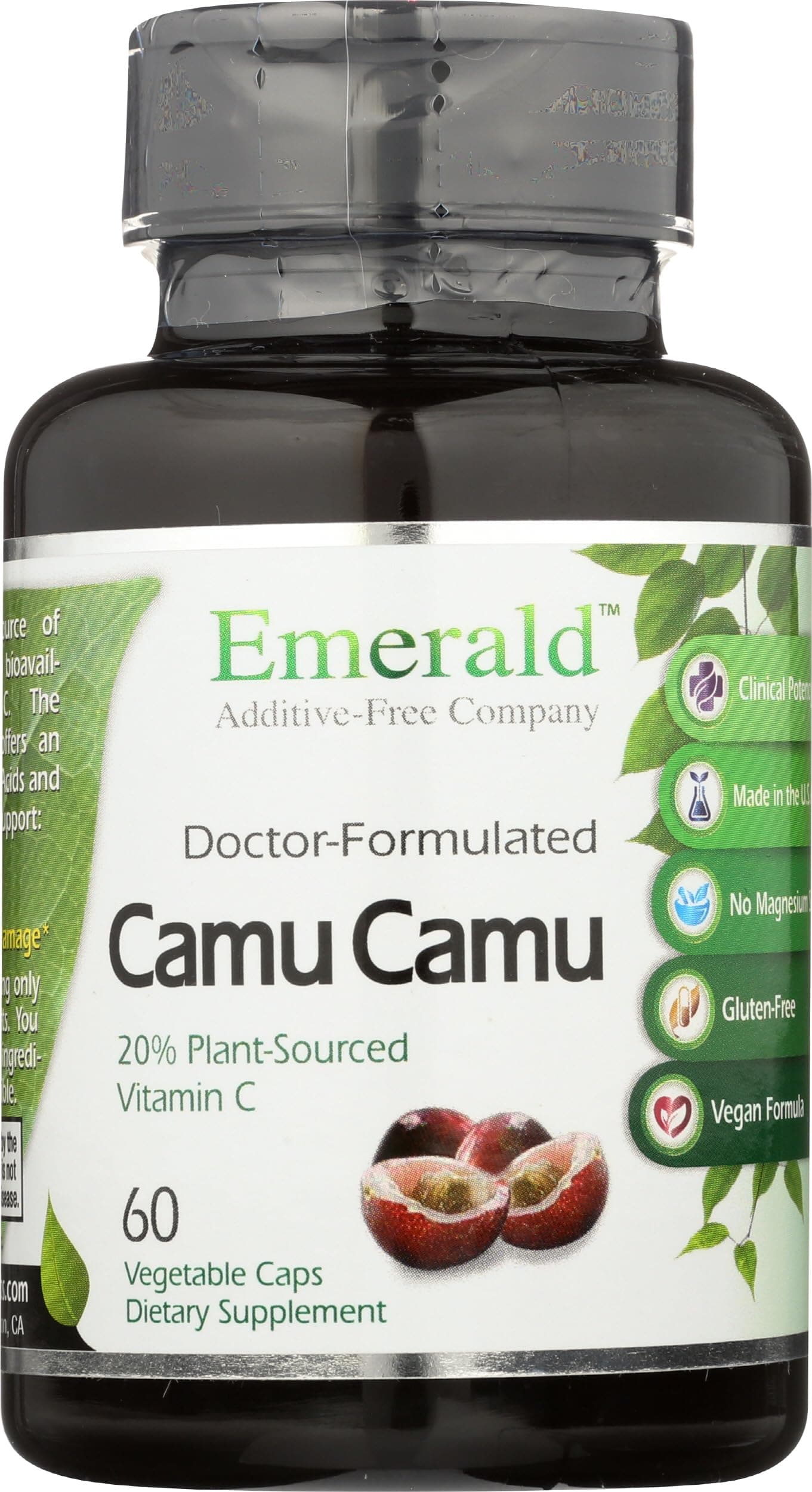 Emerald Labs Laboratories, Camu Camu, 60 Vegetable Caps